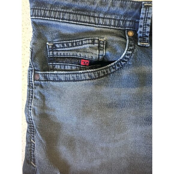 Men's Distressed Blue Jeans - Picture 2 of 9